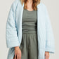 Puffer Cotton Midi Robe