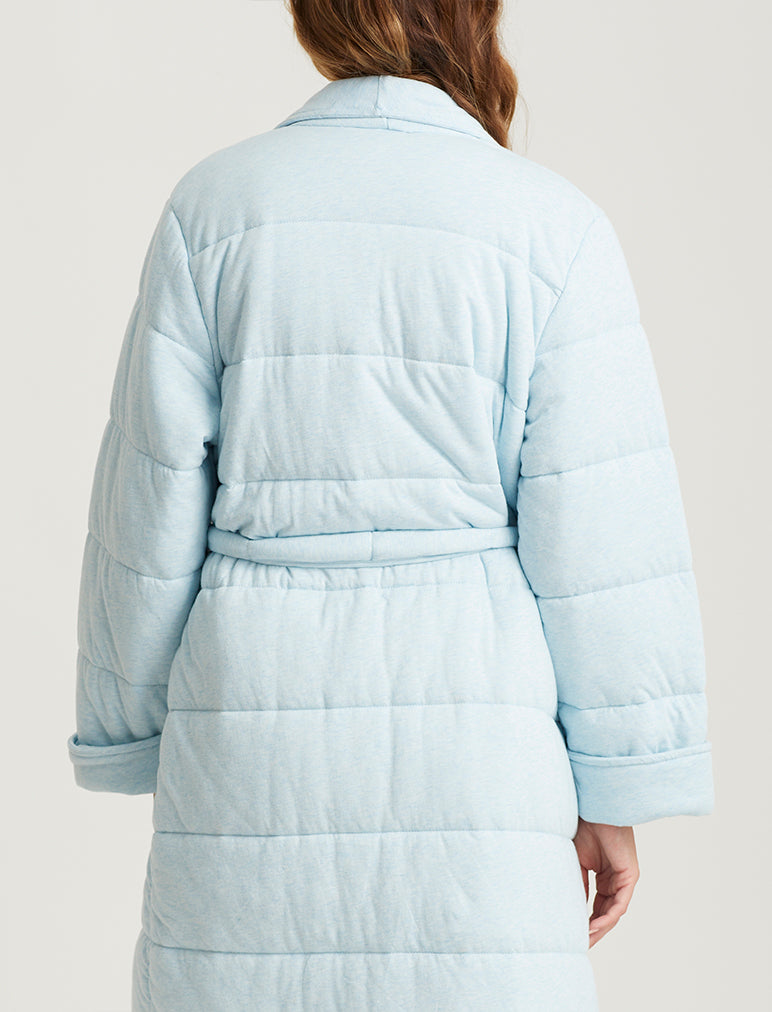 Puffer Cotton Midi Robe