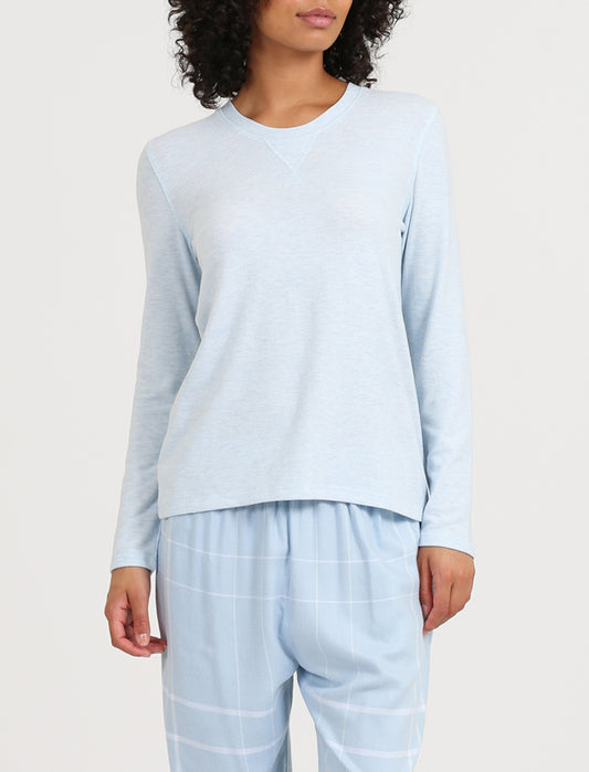 Comfy Plaid Jogger and Feather Soft LS Top