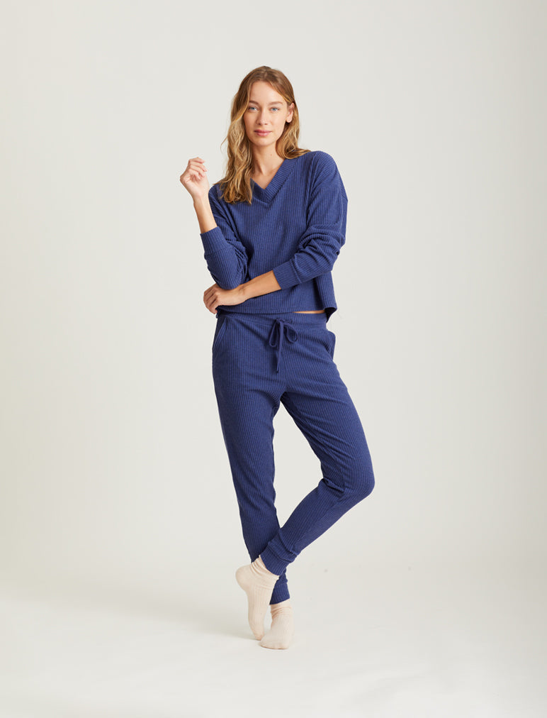 Cosy Winter Rib Jogger