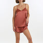 Audrey Silk Cami Boxer PJ
