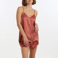 Audrey Silk Cami Boxer PJ