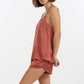 Audrey Silk Cami Boxer PJ