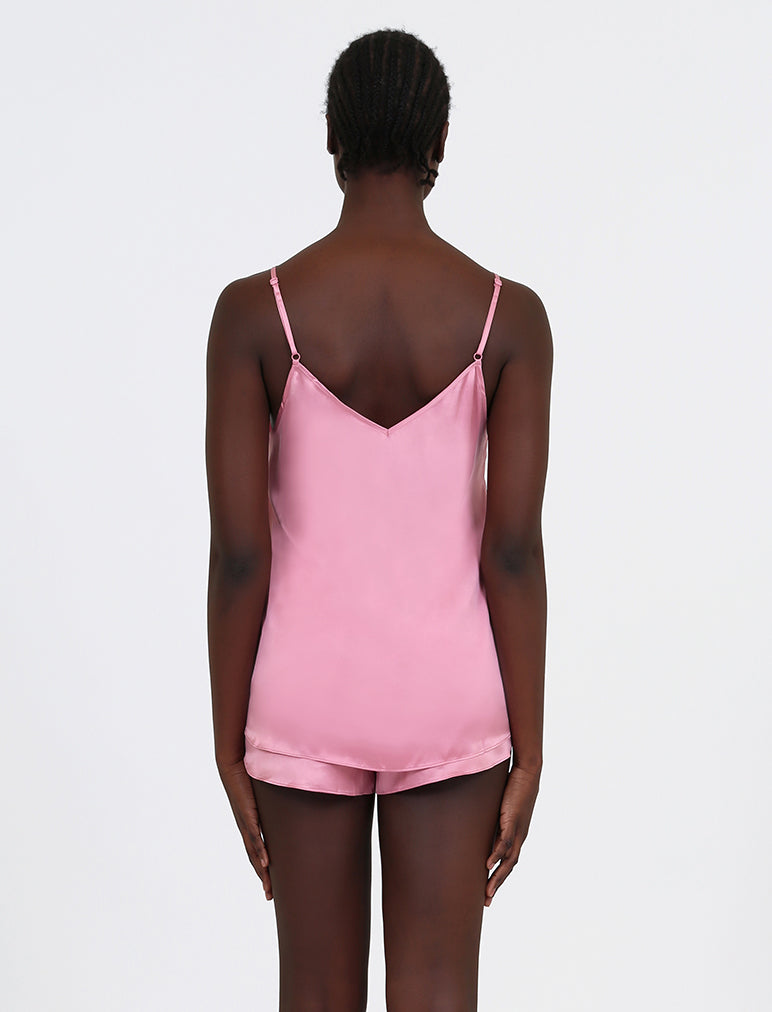 Audrey Silk Cami Boxer PJ