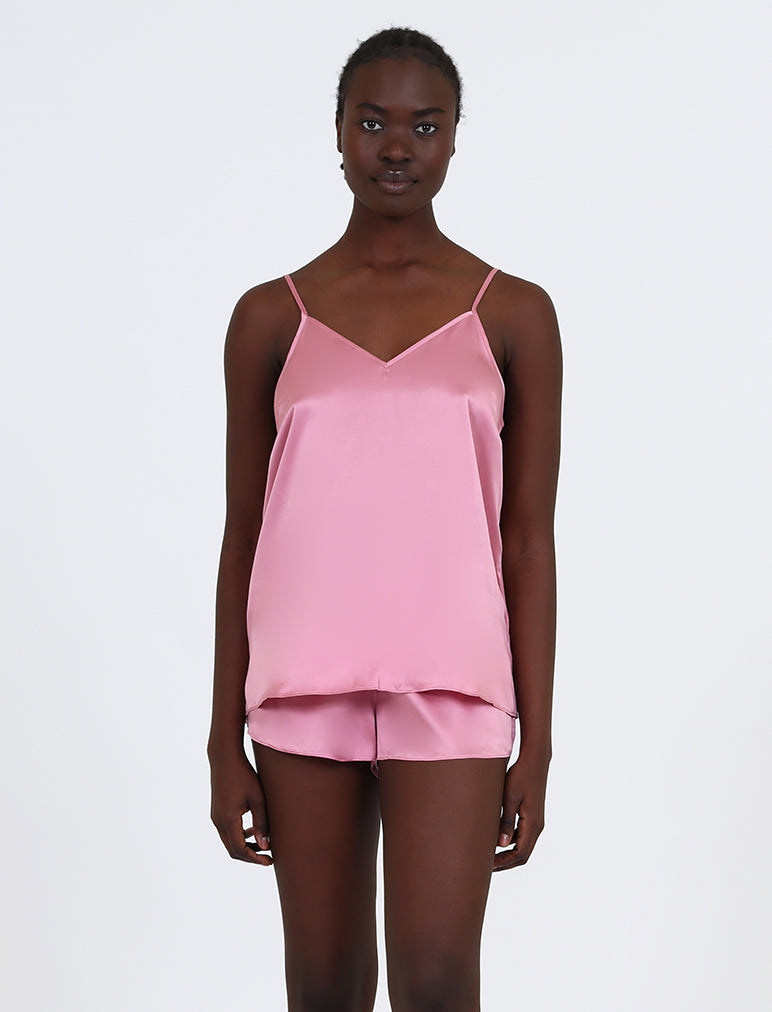 Audrey Silk Cami Boxer PJ