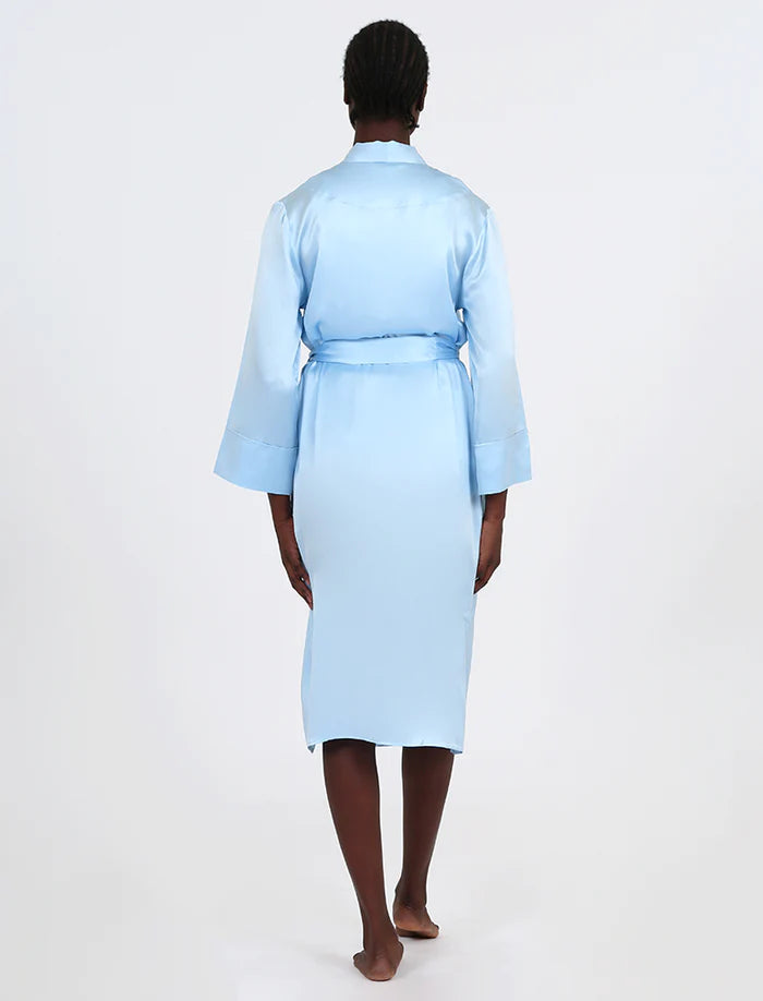 Audrey Silk Long Robe