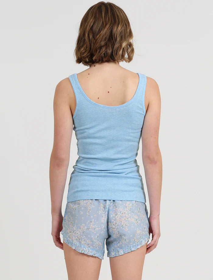 Cheri Blossom Boxer and Singlet Set
