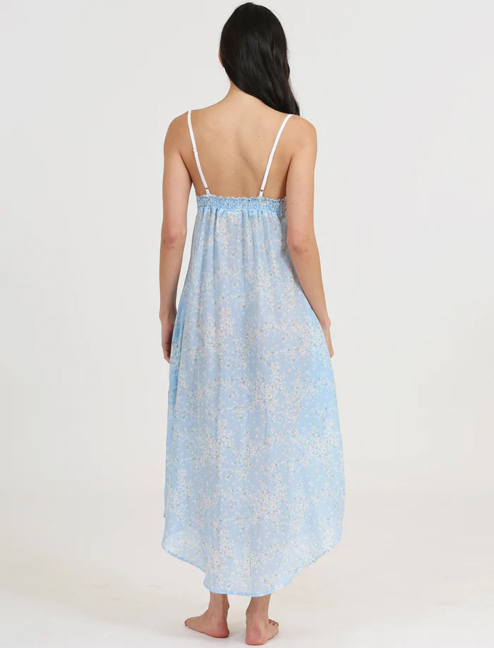 Cheri Blossom Lace Front Maxi Nightie