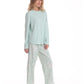 Cheri Blossom Organic Cotton Pant and Feather Soft LS Top