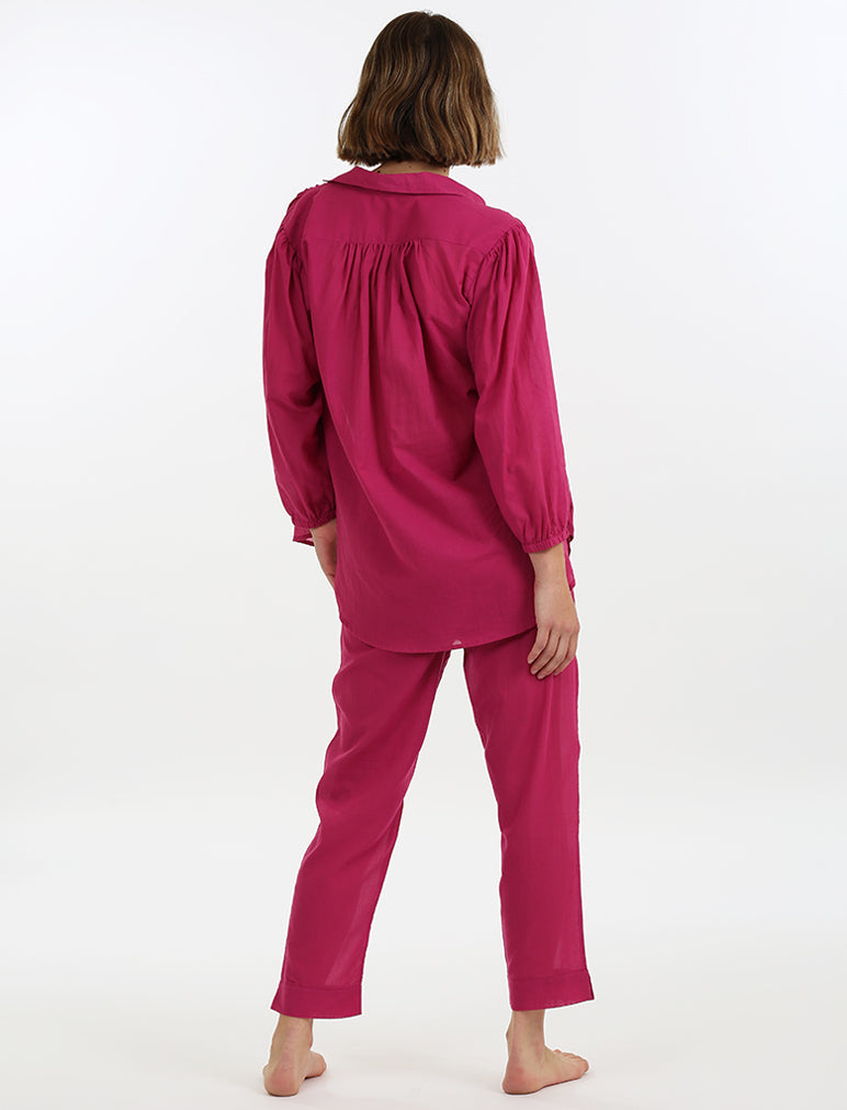 Emma Full Length Cotton PJ Set