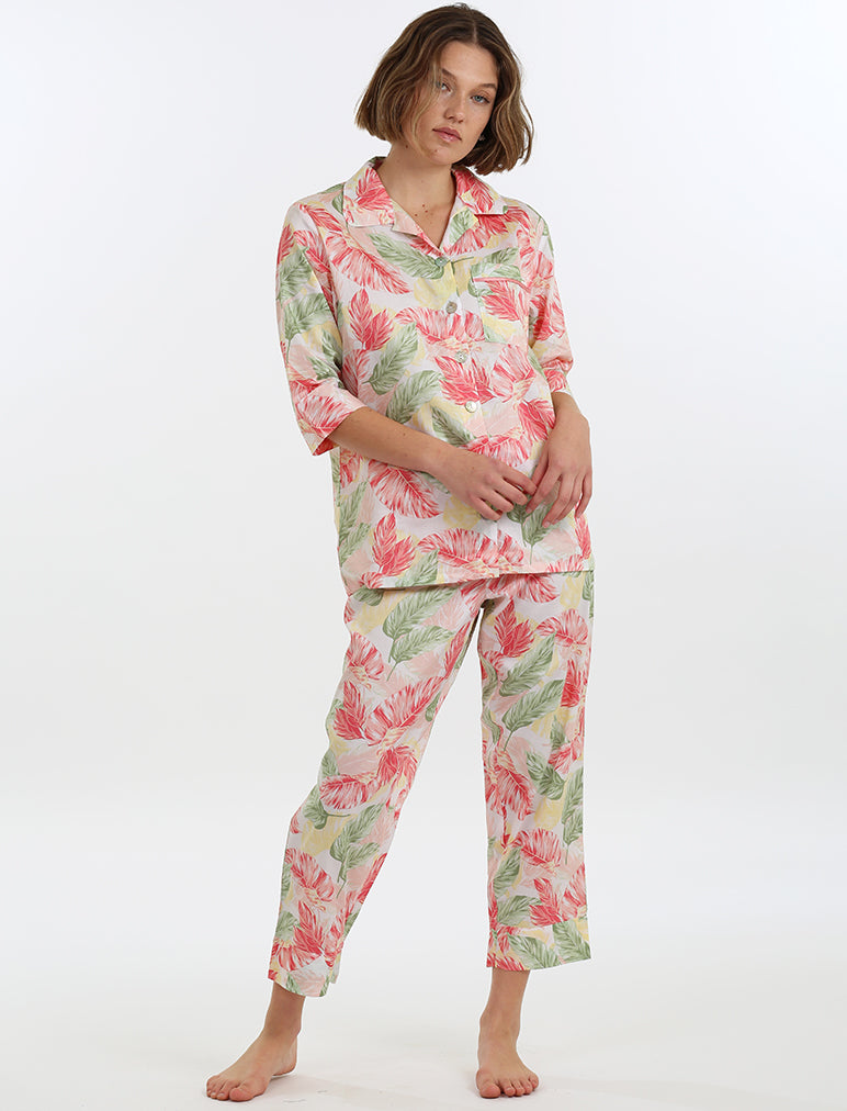 Faye Cotton Sateen Crop PJ