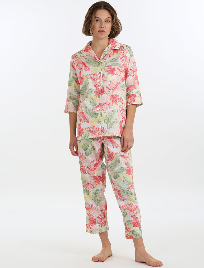 Faye Cotton Sateen Crop PJ