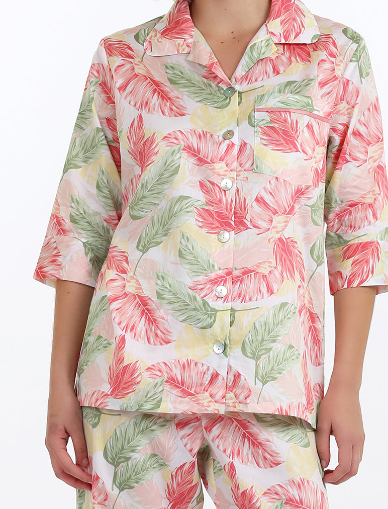 Faye Cotton Sateen Crop PJ
