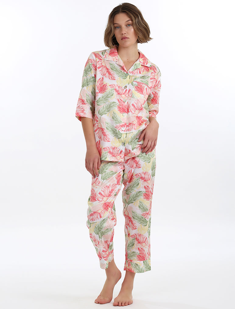 Faye Cotton Sateen Crop PJ