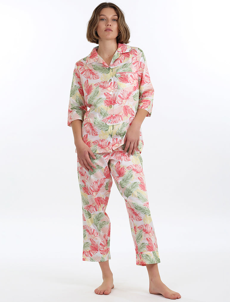 Faye Cotton Sateen Crop PJ