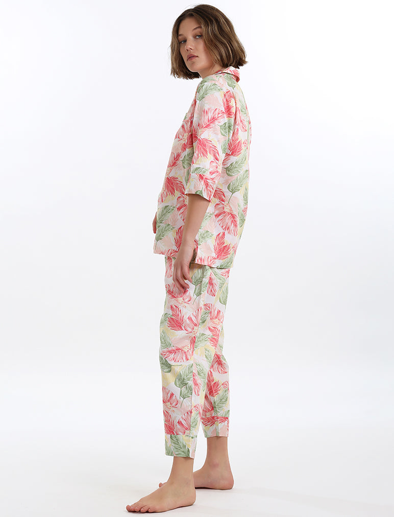 Faye Cotton Sateen Crop PJ