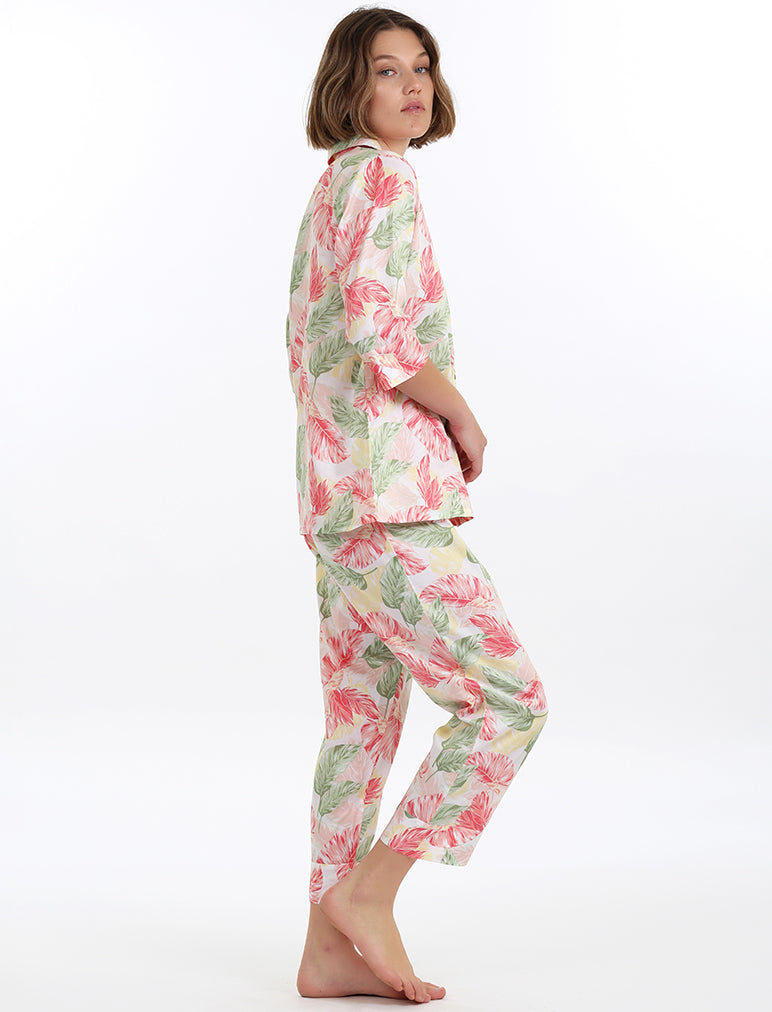 Faye Cotton Sateen Crop PJ