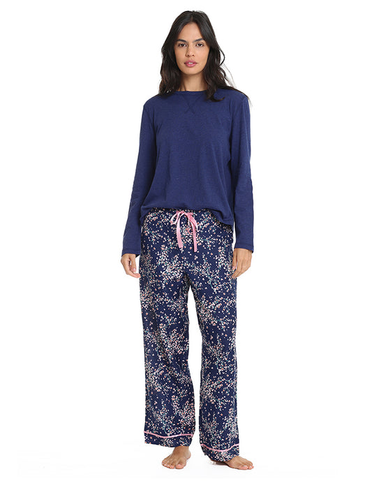 Cheri Blossom Organic Cotton Pant and Organic Cotton LS Top