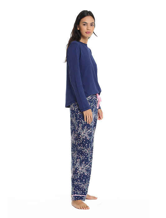 Cheri Blossom Organic Cotton Pant and Organic Cotton LS Top