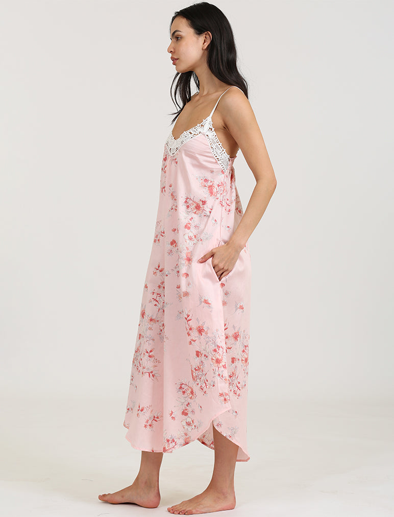 Jardin Lace Front Maxi Nightie