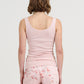 Jardin Pink Boxer and Singlet Set