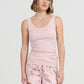 Jardin Pink Boxer and Singlet Set