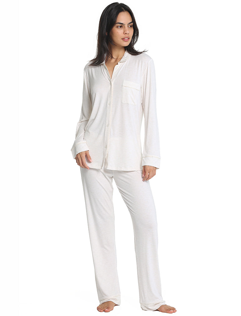 Kate Modal Soft Full Length PJ Set