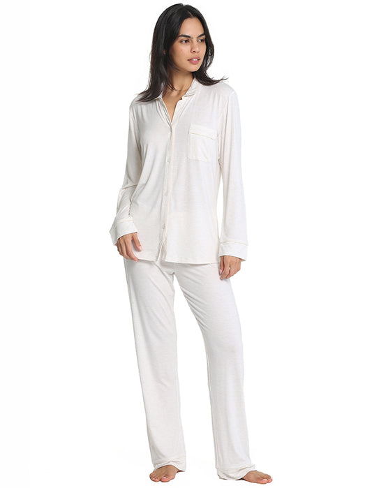 Kate Modal Soft Full Length PJ Set