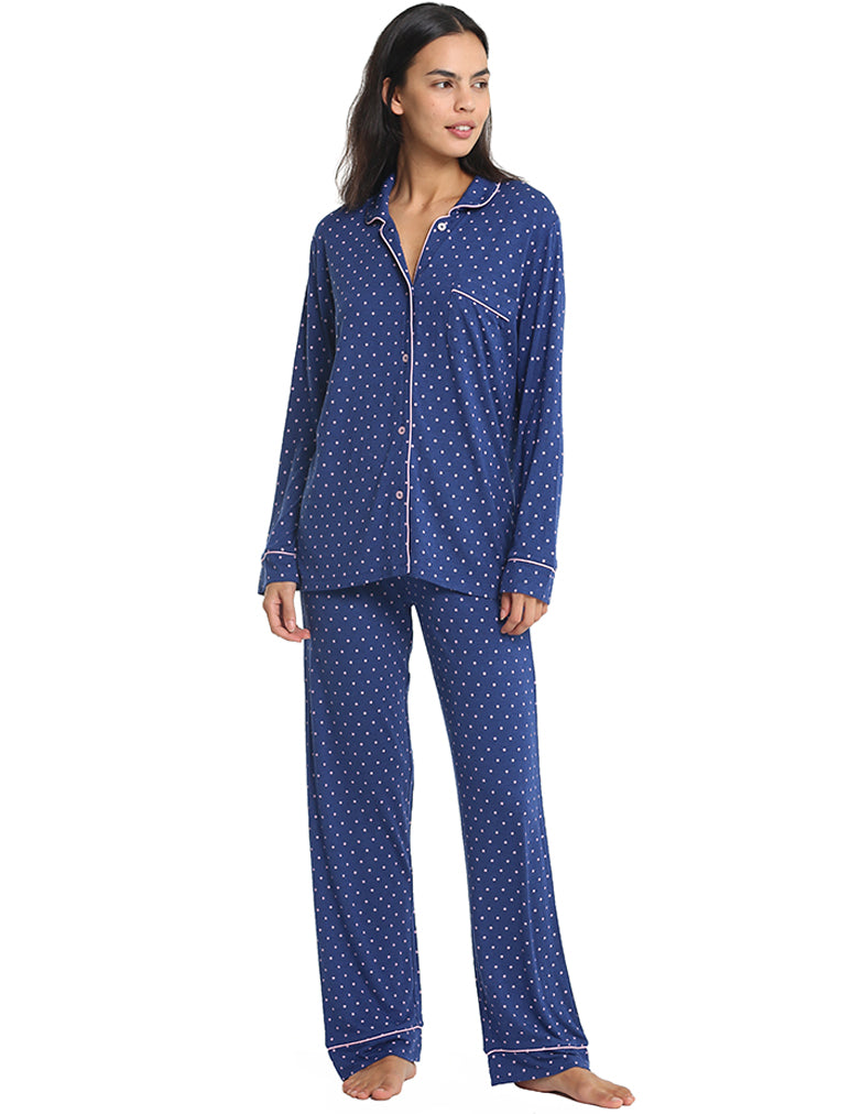 Kate Modal Soft Full Length PJ Set