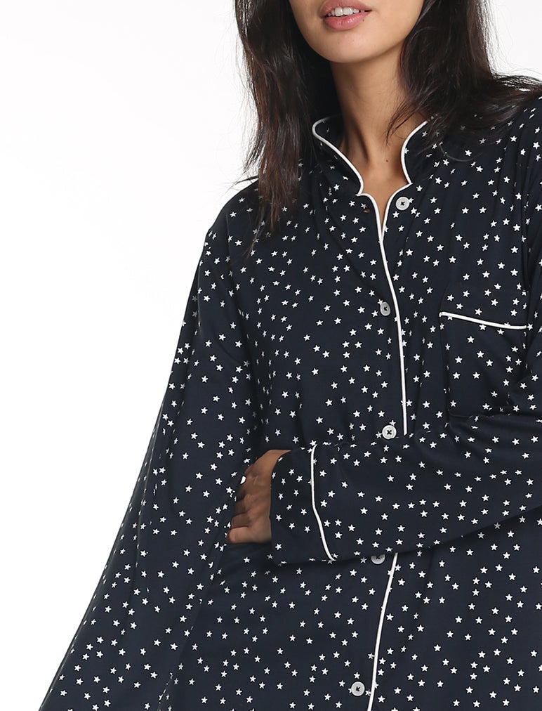 Kate Modal Soft Full Length PJ Set