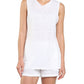 Resort Linen Tank in White