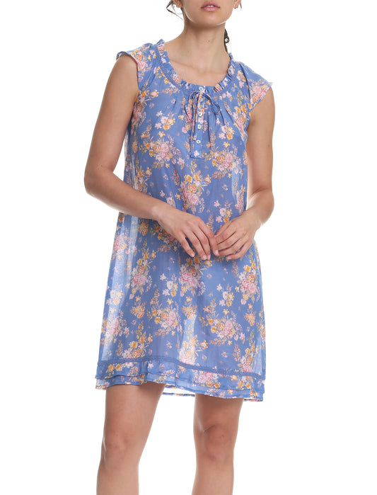 Lou Lou Bleu Flutter Nightie