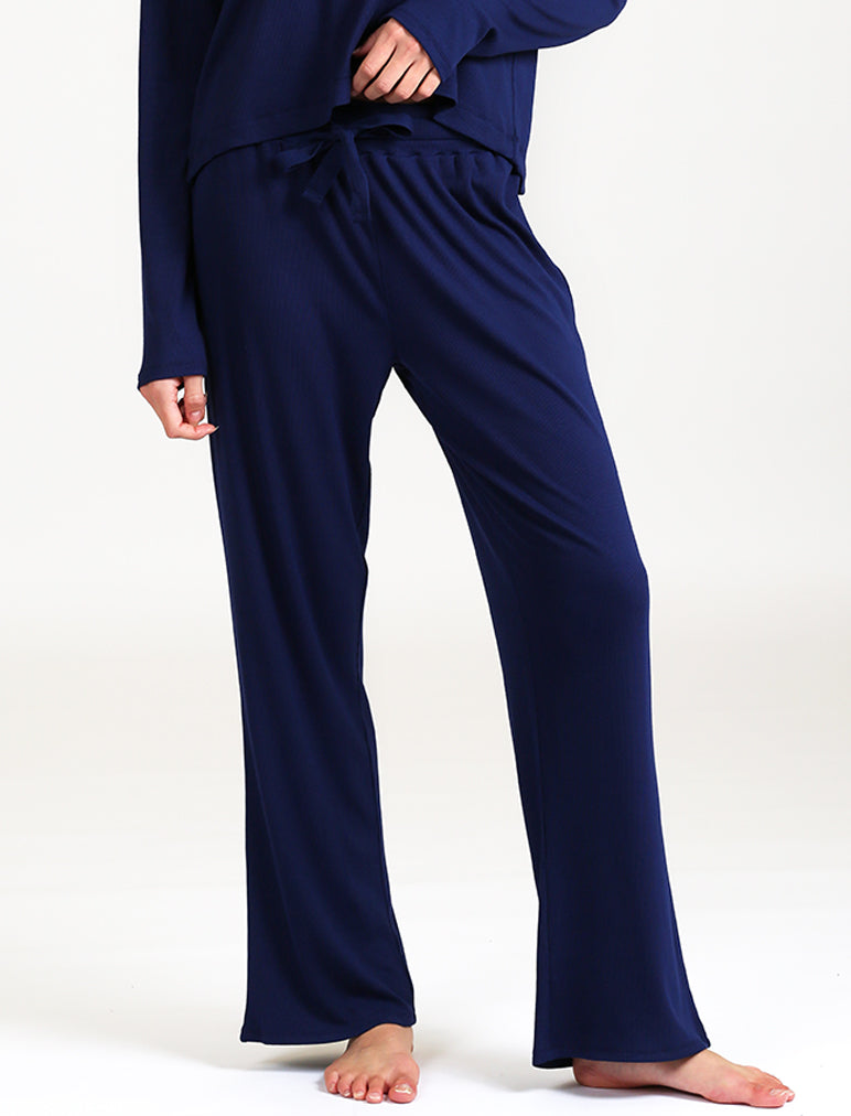 Luxe Rib Modal Wide Leg Pant