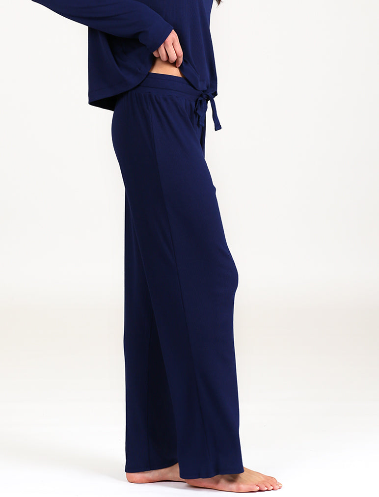Luxe Rib Modal Wide Leg Pant