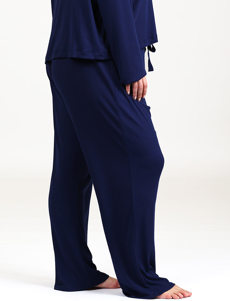 Luxe Rib Modal Wide Leg Pant