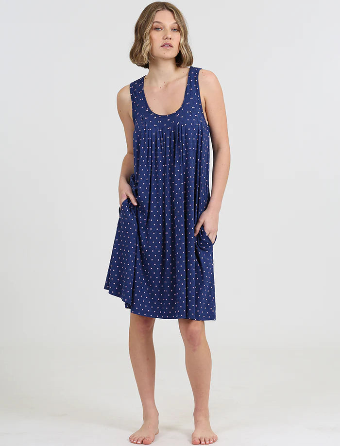 Kate Modal Soft Pleat Front Nightie
