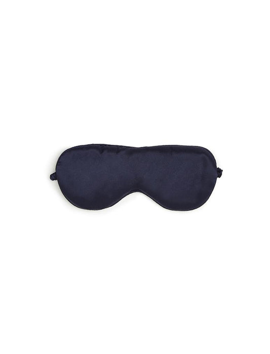 Boxed Silk Eye Mask in Navy