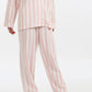 Cotton Stripe Full Length PJs