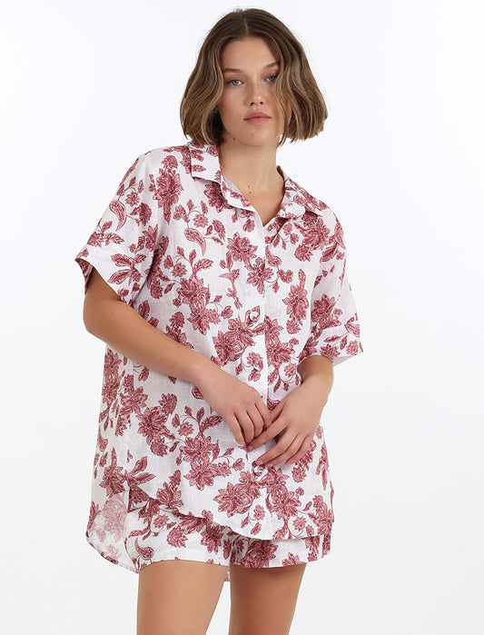 Resort Linen Boxer Short
