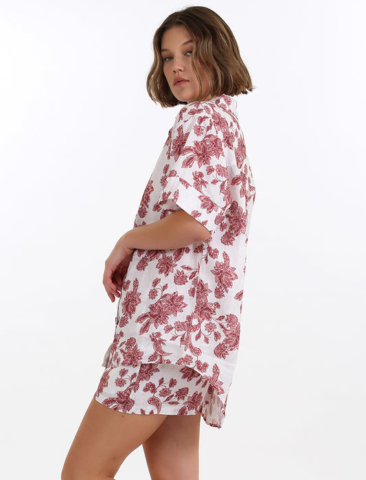 Resort Linen Boxer Short