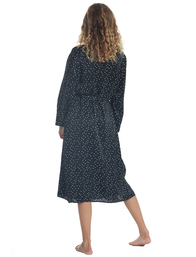 Audrey Silk Long Robe