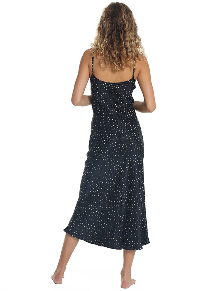Starry Silk Bias Cut Slip