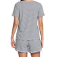 Jada Organic Cotton Knit V-Neck Tee