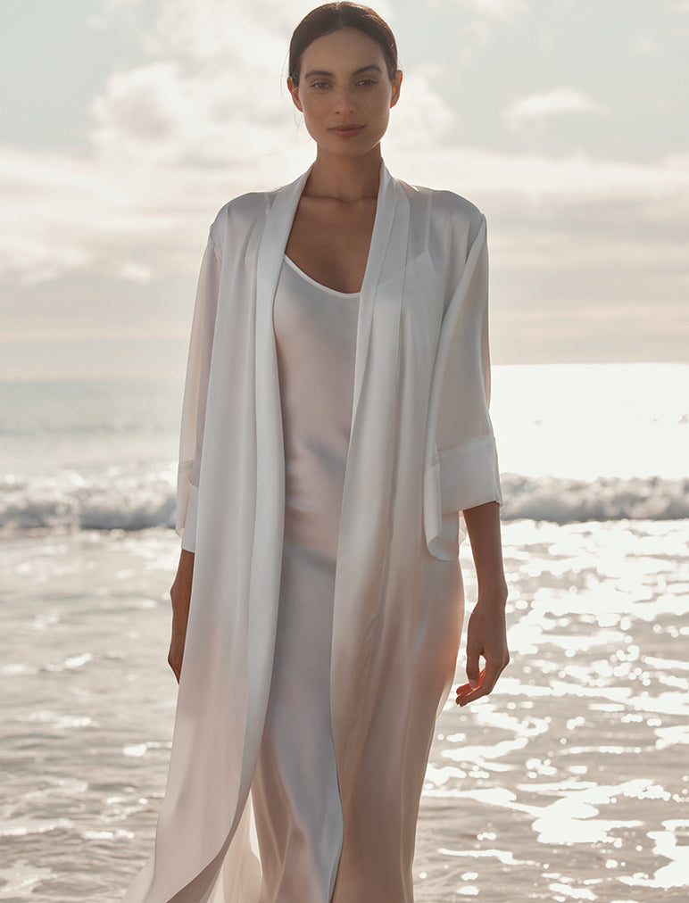 Selena Silk Maxi Robe