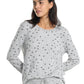Super Soft Waffle LS Crew Neck Top