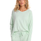 Super Soft Waffle V-Neck LS Top