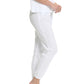 Super Soft Organic Cotton Summer Waffle Jogger in White