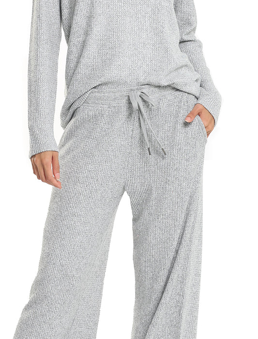 Super Soft Waffle Wide Leg