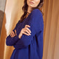 Soft Touch Rib V-Neck LS Top